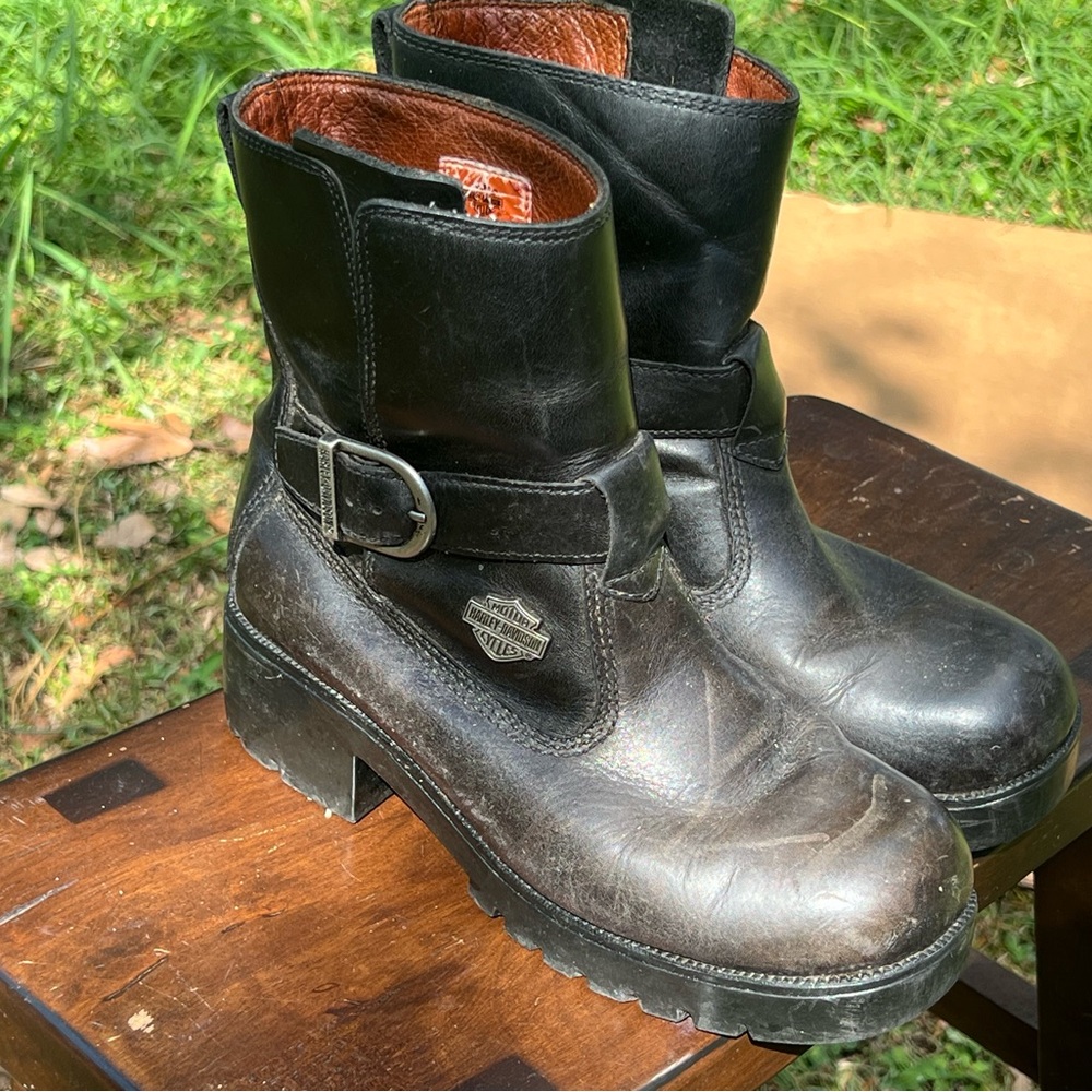 Harley Davidson Women’s boots black leather 82024 women’s size 9